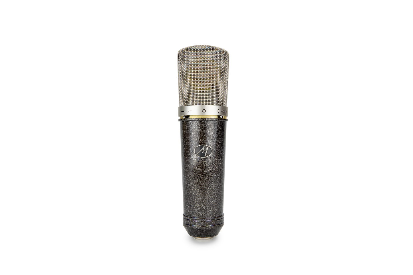Monheim Microphones FET large diapragm condenser microphone front.